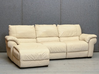 Ādas stūra dīvāns ar relax funkciju 660044