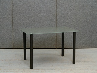 Galds ar stikla virsmu 80x120cm 308335