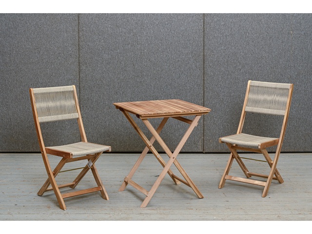 Terases galdiņa un 2 krēslu komplekts 808360