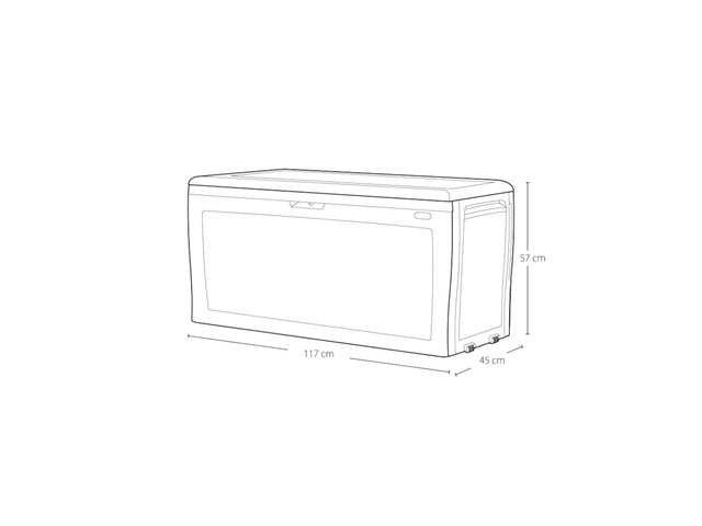 Uzglabāšanas kaste 270L 870035 