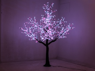 LED koks, rozā-balts 910005PW
